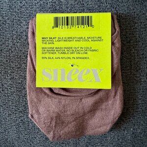 SNeex by Sara Silk No Show Socks - Sizes 6-10